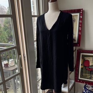 Cloth & Stone Black Long Sleeve Dress